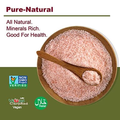 Himalayan Chef Pink Himalayan Salt Fine Grain, 5 lbs Bag - Pure, Natural, Kosher, Non-GMO, Mineral-Rich, for Cooking, Seasoning, Baking, Table Use, 84 Minerals - Image 6