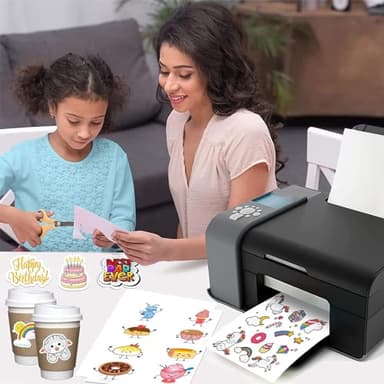 NefLaca 4000 Full Sheets Sticker Paper for Laser & Ink Jet Printers, 8.5" x 11" Full Sheet Address Shipping Label, 4000 Sheets 4000 Labels - Image 5