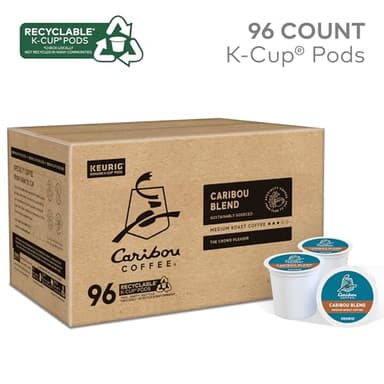 Caribou Coffee Caribou Blend Keurig Single-Serve K-Cup Pod, Medium Roast Coffee, 96 Count - Image 3