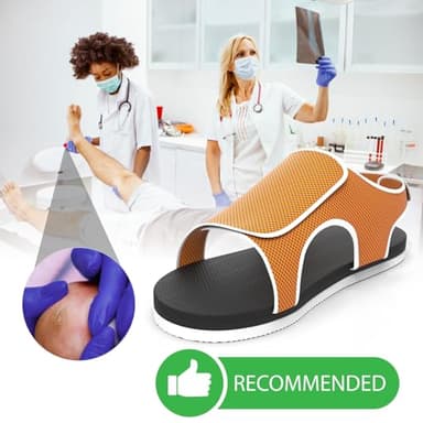 Shoe Leveler, Shoe Balancer, Shoes Lift for Walking Boot,Double Open Design - Medium (fits Men US Size 8-1/2 to 10-1/2, Women US Size 9 to 11) - Image 4