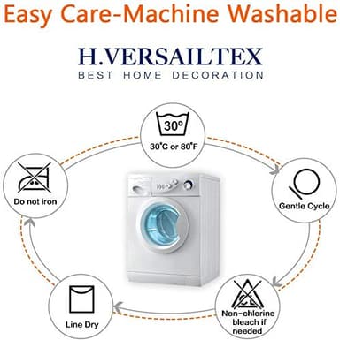 H.VERSAILTEX Velvet Stretch Couch Cushion Cover Plush Cushion Slipcover for Chair Loveseat Sofa Cushion Furniture Protector Seat Cushion Sofa Cover (3 Piece Sofa Cushion Covers, Grey) - Image 8