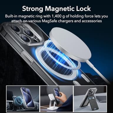ESR for iPhone 15 Pro Max Case, Compatible with MagSafe, Military-Grade Protection, Resists Yellowing and Scratches, Magnetic Phone Case for iPhone 15 Pro Max, Zero Series, Clear - Image 5