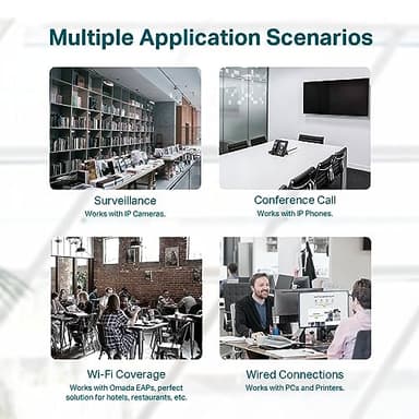 TP-Link TL-SF1005P | 5 Port Fast Ethernet PoE Switch | 4 PoE+ 10/100 Mbps Ports @67W | Desktop | Plug & Play | Sturdy Metal w/ Shielded Ports | Fanless | Extend & Priority Mode - Image 6