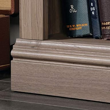 Sauder Miscellaneous Storage 3-Shelf Bookcase/ Book shelf, Salt Oak finish - Image 7