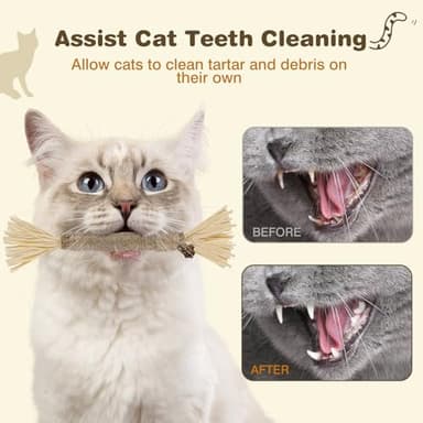 SINROBO 4 Pack Silvervine Sticks for Cats (4 Sticks) - Image 5