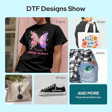 Procoloredfun DTF Ink White, Premium Transfer Printer Ink for Printhead ET-8550, L1800, L805, R2400, P400, P800, XP15000 Professional DTF Printers Direct to Film Heat Transfer Printing (W, 500ml) - Image 7