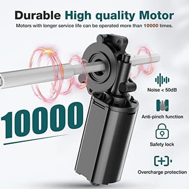 SMUG Height Adjustable Electric Standing Desk, 48 x 24 Inches Sit Stand up Desk Home Office Computer Desk, Ergonomic Desk with Memory Controller Standing Table Natural - Image 9