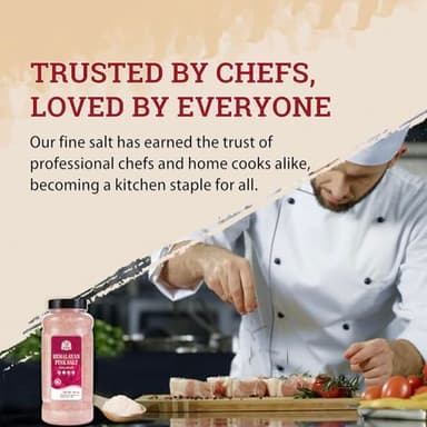 52USA Himalayan Pink Salt, Fine Grain, 39oz (2.4 LB), Pink Himalayan Sea Salt, Himalayan Salt, Kosher Salt, Rock Salt for Grinder Refill - Image 7