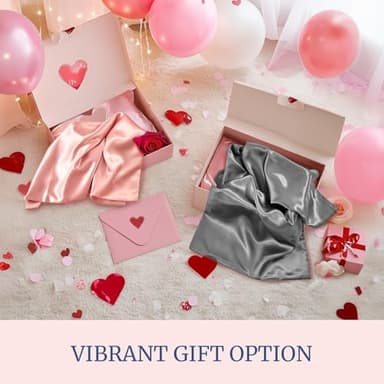 BEDELITE Satin Pillowcase for Hair and Skin, Super Soft and Cooling Similar to Silk Pillow Cases 2 Pack with Envelope Closure, Gift for Women Men(13"x18" Toddler Size, Dark Grey) - Image 6