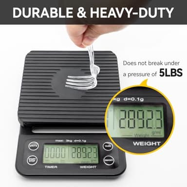 POSATE Heavy Weight Plastic Forks, Clear Disposable, 100 Count - Image 4