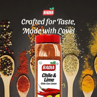 Badia Chile & Lime Seasoning, Chile con Limon 25 oz (Pack of 4) – Spicy Tangy Blend of Chili Peppers & Zesty Lime - Image 5