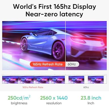 XPPen Artist Pro 24 Gen2 165hz Drawing Tablet with Screen, △E < 1 Graphic Tablet with Full Laminated AG Screen, Drawing Monitor with Dual 16384 Pen Pressure Battery-Free Stylus, Mini Keydial, 23.8" - Image 2