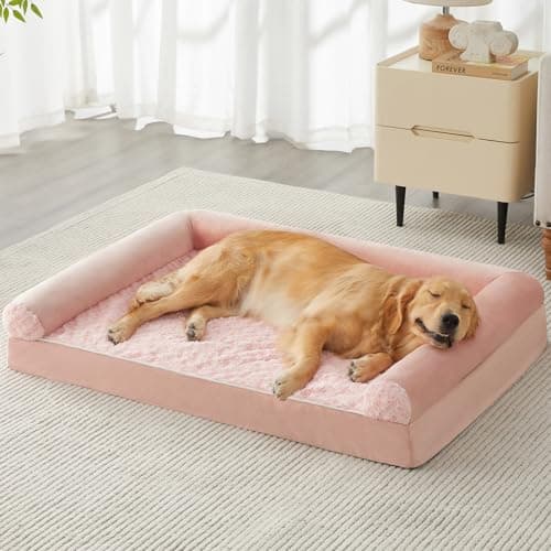BFPETHOME Dog Beds for Large Dogs, Orthopedic Dog Bed for Medium Large Dogs,Big Waterproof Couch Dog Pet Bed with Removable Washable Cover - Image 1