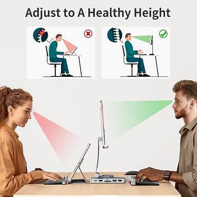 Versatile USB C Docking Station for iPad (USB-C), 11-in-1 with SD TF 4.0 Reader, 4K@60Hz HDMI, RJ45, Audio, USB A, USB c, Rotatable, Also for Tablet, Steam Deck, ROG Ally, Legion Go, with 65W Adapter - Image 9