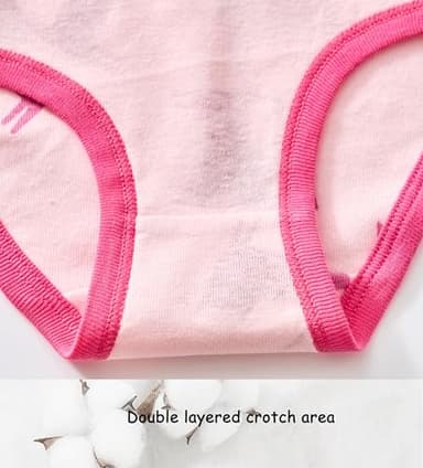 Hahan Soft Panties Little Girls Underwear Kids Toddler Briefs 7/8yrs - Image 4