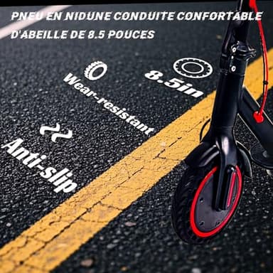 Electric Scooter Adults,Foldable,350W-500W,8.5'',19mph Speed,15Miles Range,Fast,Cheap,Suitable for Men,Women - Image 6