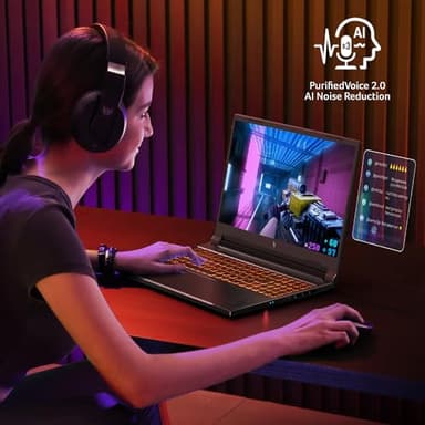 acer Nitro V Gaming Laptop | AMD Ryzen 7 8845HS Octa-Core AI Capable Processor | NVIDIA GeForce RTX 4060 GPU | 16" WUXGA IPS 165Hz Display | 16GB DDR5 | 1TB Gen 4 SSD | Wi-Fi 6E | ANV16-41-R5J0 - Image 10