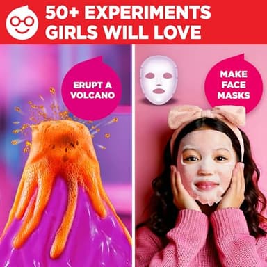 Doctor Jupiter Girls' Science Kit, Chemistry Set for Kids Ages 8-10-12-14 | Birthday Gift Ideas for 8,9,10+ Year Old Girls | STEM Toy Kit with 50+ Experiments | Learning & Educational Projects - Image 3