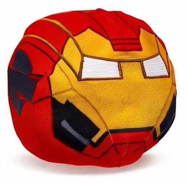Marvel Comics Dog Toy, Iron Man Face Pet Toy, Ballistic Nylon Plush - Image 5