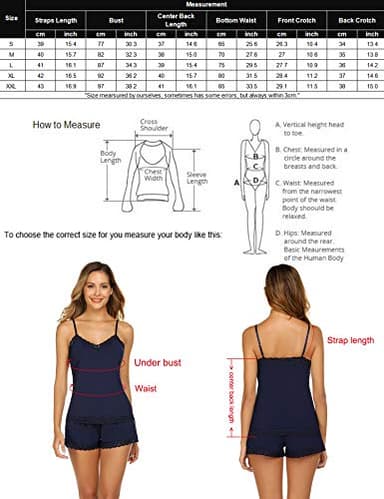 Avidlove Sleepwear for Women Pajama Set PJ Cami Shorts Set Sexy Nightwear Modal Sleepwear Sets (Green,S) - Image 7