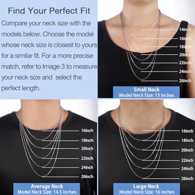 Jewlpire 925 Sterling Silver Chain for Women Girls 0.8mm Box Chain Lobster Claw Clasp - Italian Necklace Chain - Super Thin & Strong - Friendly Price & Quality 18 Inch - Image 3