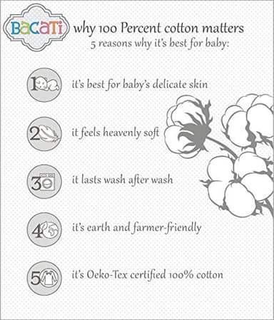 Bacati - 2 Pack Love Diamonds Aztec Neutral 100% Cotton Soft Breathable Percale 2 Pack Crib/Toddler Bed Fitted Sheets (Black) - Image 6