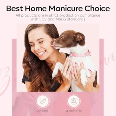 modelones Pink Gel Nail Polish, 15 ML Baby Pink Polish Light Soft Pastel Soap Nail Polish Soak Off Summer Nail Art Gel Design Manicure Salon DIY Home Gift for Women Girlfriend - Image 8