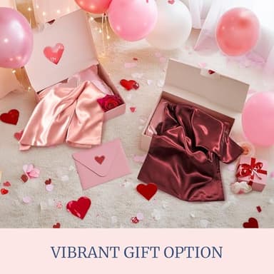 BEDELITE Satin Pillowcase for Hair and Skin, Super Soft and Cooling Similar to Silk Pillow Cases 2 Pack with Envelope Closure, Gift for Women Men(20"x26" Standard Size, Pink) - Image 4