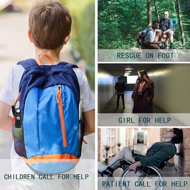 Thopeb® Personal Safety Alarm for Women – 130dB Loud Emergency Siren & SOS Strobe LED Light – Self Defense Keychain, College Dorm Room Essentials for Girls (Charcoal) - Image 7