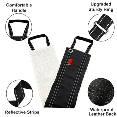 Leather Dog Lift Harness,Sling for Large Dogs Hind Leg Support,Support Harness for Back Legs,Dog Rear Lift Harness Assist for Senior,Injured,Post ACL,TPLO Surgery Recovery Essentials,Mobility aids L - Image 6