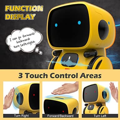 KaeKid Robots for Kids, Interactive Smart Robotic with Touch Sensor, Voice Control, Speech Recognition, Singing, Dancing, Repeating and Recording, Robot Toy for 3 4 5 6 7 8 Year Old Boys Girls - Image 4