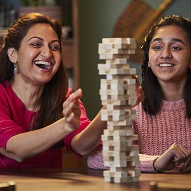 Hasbro Gaming Jenga Wooden Blocks Stacking Tumbling Tower Game | Party Games for Kids & Families | Stocking Stuffers | Ages 6+ (Amazon Exclusive) - Image 9