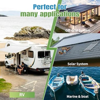 TCBWORTH 12V Lithium Battery 135Ah Bluetooth, Rechargeabel Deep Cycle LiFePO4 Batteries, 100A Smart BMS with Low-Temp Protection, Perfect for RV, Solar, Boat, Marine, Trolling Motor - Image 8