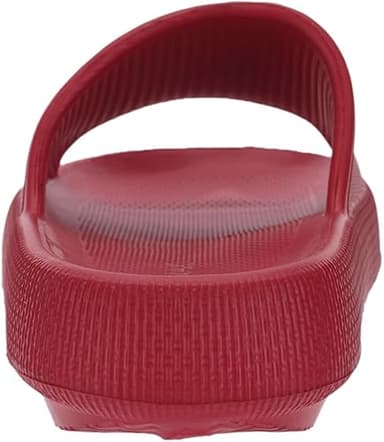 BRONAX Slides for Women and Men Recovery Pillow Slippers House Home Pool Beach for Men Male Size 12 Sandals Comfy Cushioned Thick Sole 46-47 Red - Image 5