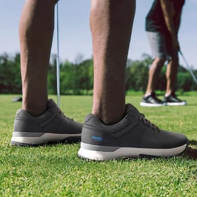 FitVille Extra Wide Men's Golf Shoes Waterproof, Professional Outdoor Spiked Golf Shoes for Men with Arch Support - Image 4