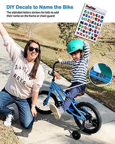 JOYSTAR 14 Inch Kids Bike for 3 4 5 Years Boys Girls Gifts Children Bicycle with Training Wheels Coater Brake BMX Style Blue - Image 4