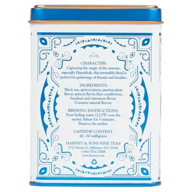 Harney & Sons CELEBRATION Tea 20 ct Sachet TIn - Image 3