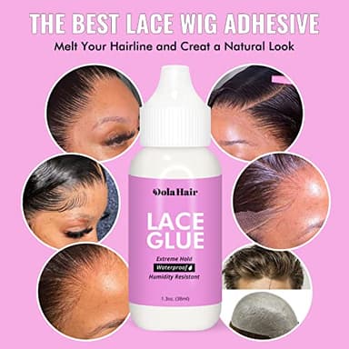 Dolahair Wig Glue Spray for Front Lace Wig Lace Melting Spray for Wigs Melting Spray Lace Bond Spray Lace Glue Kit Wig Install Kit - Image 5