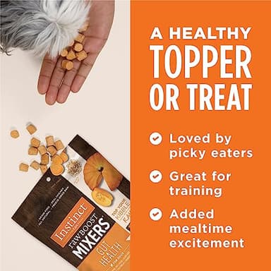 Instinct Raw Boost Mixers Freeze Dried Dog Food Toppers For Dry Food, Grain Free Dog Food Toppers with Chicken For Dogs - Gut Health, 12.5 oz - Image 6