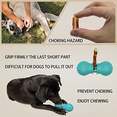 BoniVet Bully Stick Holder for Dogs, Chew Holder, Prevent Choking Safety Device (Purple, Small) - Image 2