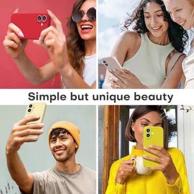 LOVE 3000 Designed for iPhone 17 Case, Premium Silicone [Compatible with Magsafe][Soft Anti-Scratch Microfiber Lining] Shockproof Protective Phone Case for Men Women 6.3", Creamy Yellow - Image 5