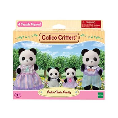 Calico Critters Pookie Panda Family, Dolls, Dollhouse Figures, Collectible Toys with 4 Figures Included - Image 8