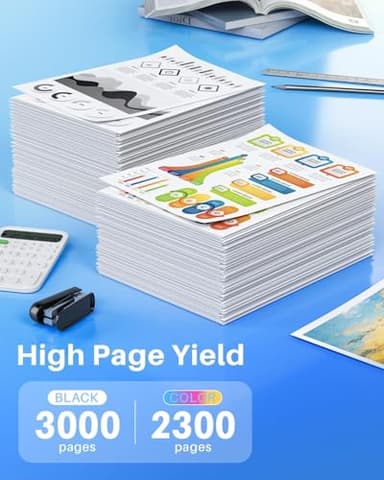 Skydo Toner Cartridges Compatible for Brother TN227 BK/C/M/Y High Yield Toner Cartridge for Brother HL-L3270CDW MFC-L3770CDW HL-L3290CDW MFC-L3710CDW HL-L3210CW HL-L3230CDW Printer(2BK/1C/1M/1Y) - Image 3