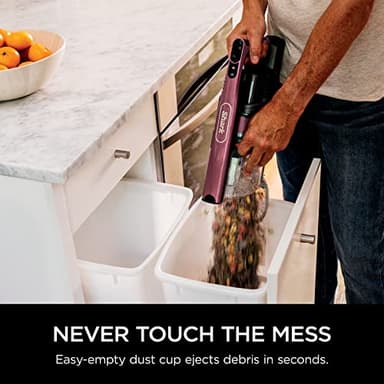 Shark Cordless Vacuum Cleaner, HEPA Filter, Lightweight, Portable, Rechargeable, Pet Hair Pickup, Removable Handheld, Crevice, Upholstery & Dusting Brush Included, 40-min runtime, Red, IZ362H - Image 8