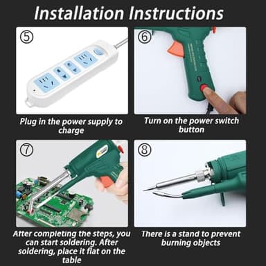 Ayyecoeeye Welder, Internally Heated Industrial Laser Welding Tools, 110v Handheld Welder, Fully Automatic Industrial-Grade Welding Tool, 3 in 1 Welding Machine Rustremoval/Cutting/Welding (Black) - Image 8