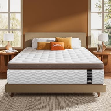 BedStory RV Short Queen Mattress 9 Inch - Hybrid Mattress with Advanced Pocket Spring - Image 4