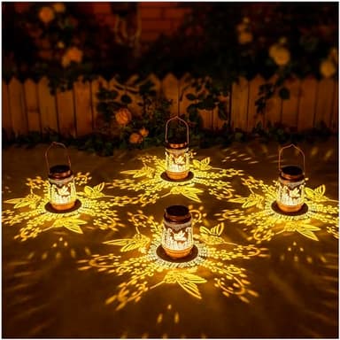 Hummingbird Solar Lanterns Outdoor Waterproof Hanging Solar Lights Hummingbird Gifts for Women Men Metal Decorative LED Hummingbird Lanterns for Garden Decor,Yard,Patio,Lawn,Tabletop,Pathway,Landscape - Image 7
