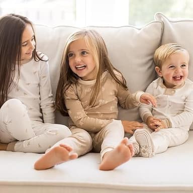 Burt's Bees Baby Baby Boy's Sleeper PJs, 100% Organic Cotton, One-Piece Footie, Zip Up Jumpsuit, Snug Fit Pajamas, Golden Bee, 12 Months - Image 5