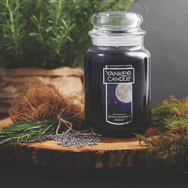 Yankee Candle MidSummer's Night Scented Classic Large Single Wick Jar Candle 22oz with Over 110 Hours of Burn Time Ideal for Dinner Parties Relaxing Saturdays and Special Occasions - Image 2