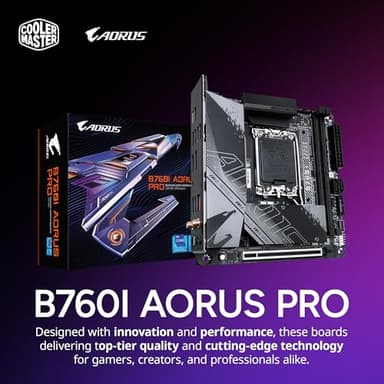 Cooler Master NR2 Pro Mini ITX – Intel i7-14700F 2.1GHz (5.4GHz Turbo) | Gigabyte RTX 4070 Super 12GB & B760I AORUS PRO | 32GB DDR5 6000MHz | 1TB Gen4 M.2 | WiFi | Windows 11-280mm AIO Gaming PC - Image 6